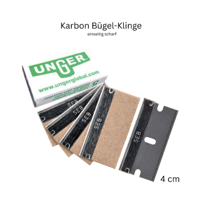 Bild von Unger ErsatzKlingen 4 cm – Karbon Bügelklingen – einseitig scharf